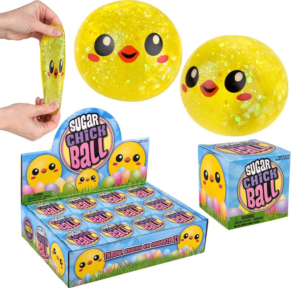 2.5" Easter Chick Sugar Ball