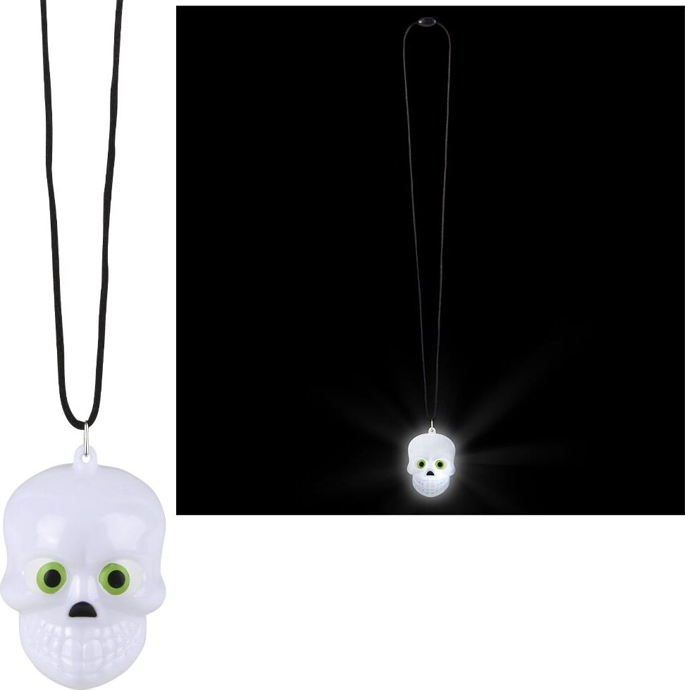 Light-Up Skull Necklace 