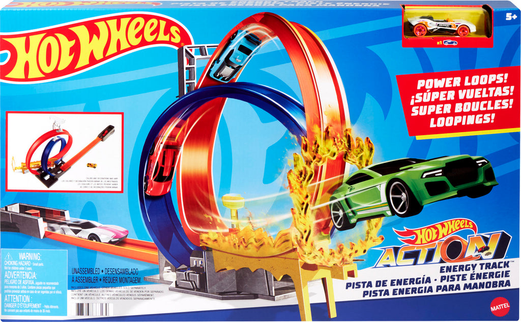 Hot Wheels Energy Track Set With Car