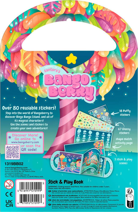 Bangoberry Stick & Play Book - By Night