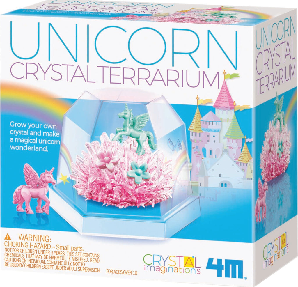 Crystal Imaginations Unicorn Crystal Terrarium