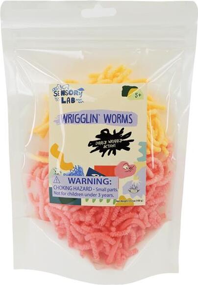 Sensory Lab Wrigglin Worms (assorted)