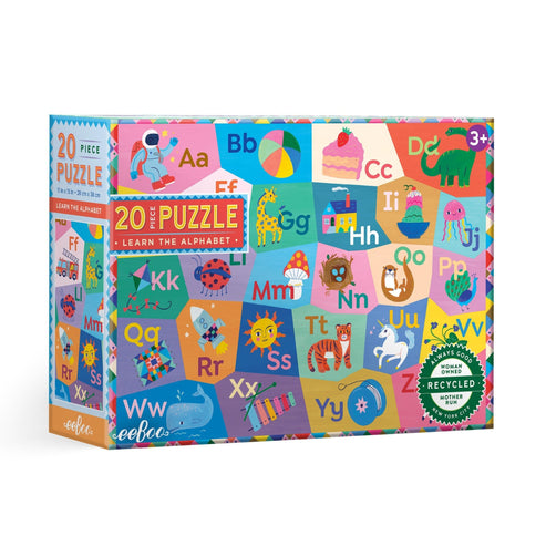 Learn the Alphabet 20 Piece Rectangle Puzzle