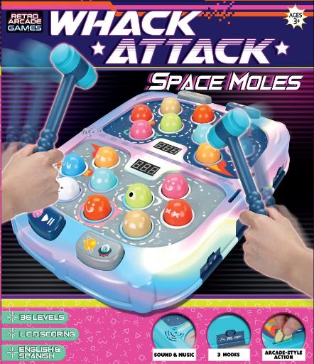 whack attack space mole game