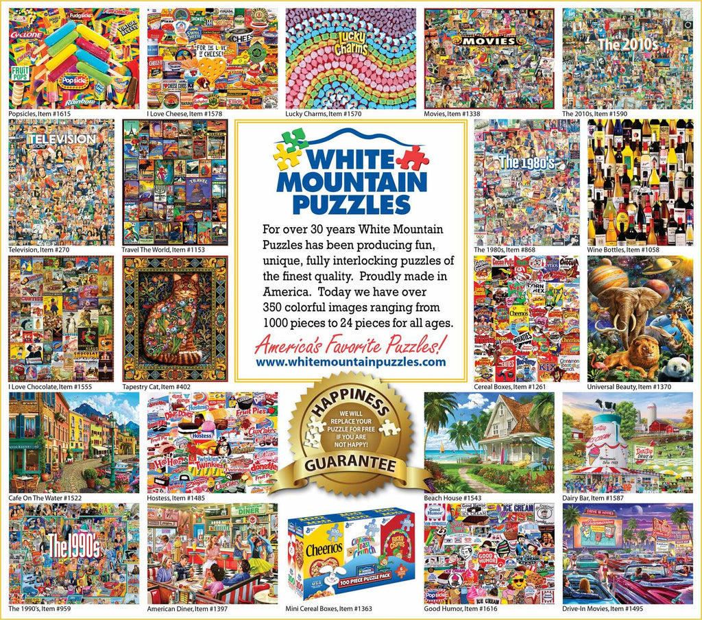 I Love Vermont - 1000 Piece - White Mountain Puzzles