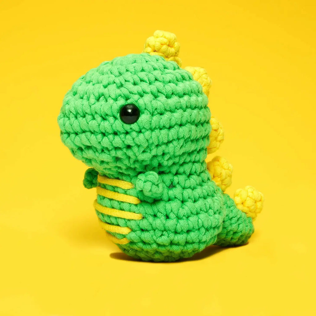 The Woobles crochet kit Fred dino 2
