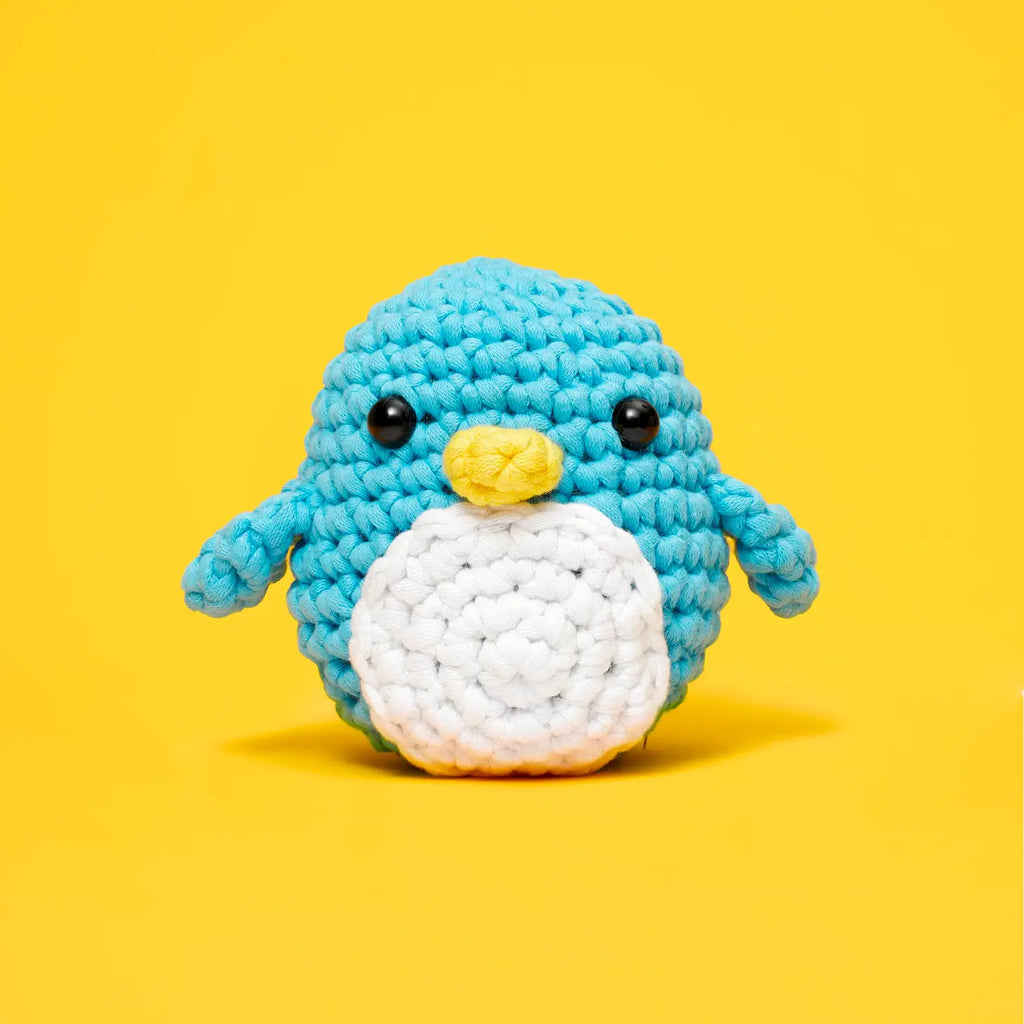 Wooble crocheted penguin