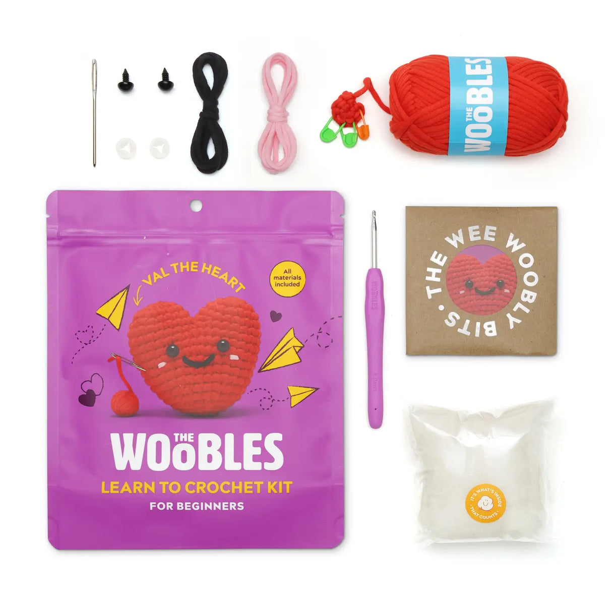 Val the Heart Learn to Crochet Kit
