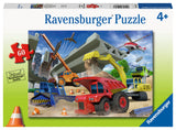 Construction Trucks 60 Piece Kids Jigsaw Puzzle