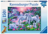 Unicorns in The Sunset Glow 150 Piece Kids Jigsaw Puzzle