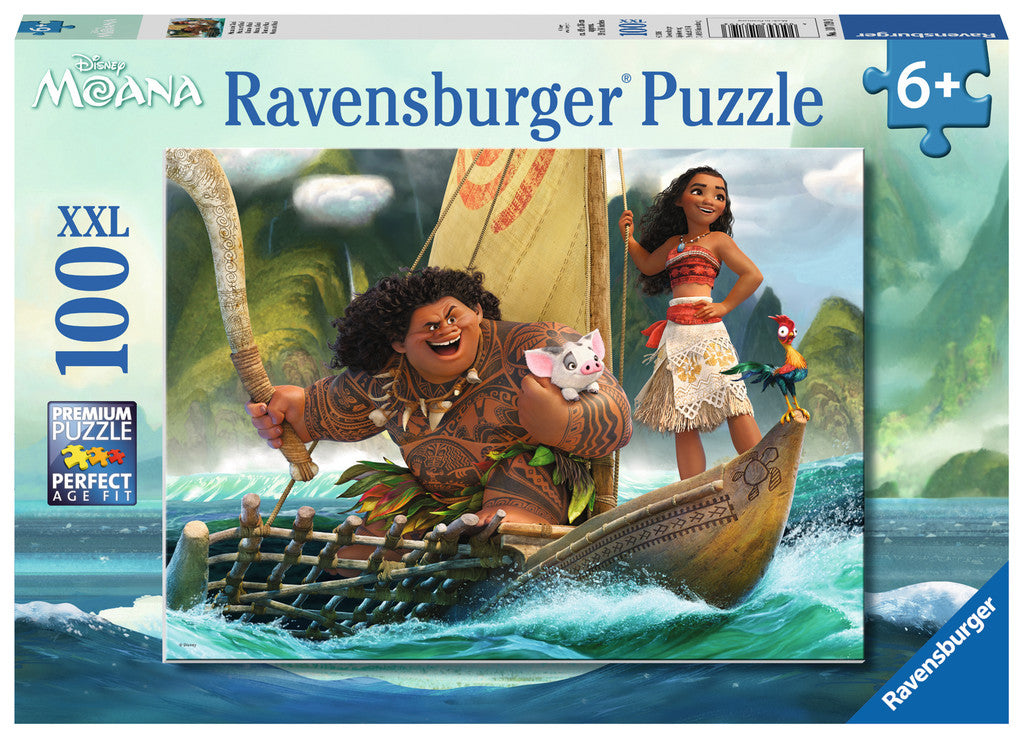 Moana & Maui 100 Piece Jigsaw Puzzle