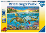 Swim with Sea Turtles 100 piece Kids Jigsaw Puzzle