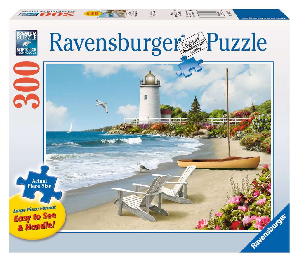 Sunlit Shores 300 piece Large Format Jigsaw Puzzle