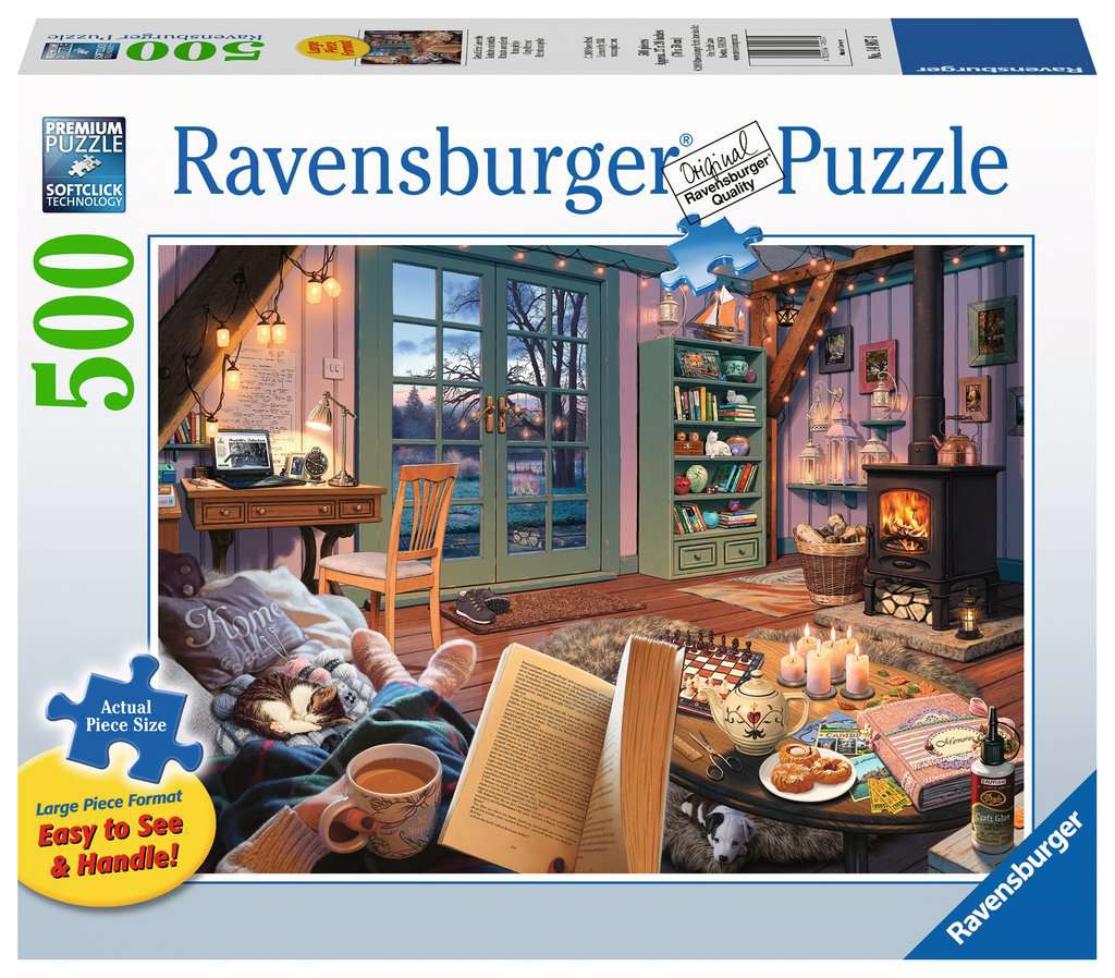 Cozy Retreat 500 Piece Large Format Jigsaw Puzzle