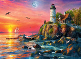 Lighthouse at Sunset 500 Piece Jigsaw Puzzle