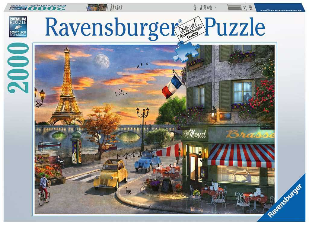 Paris Sunset 2000 Piece Jigsaw Puzzle