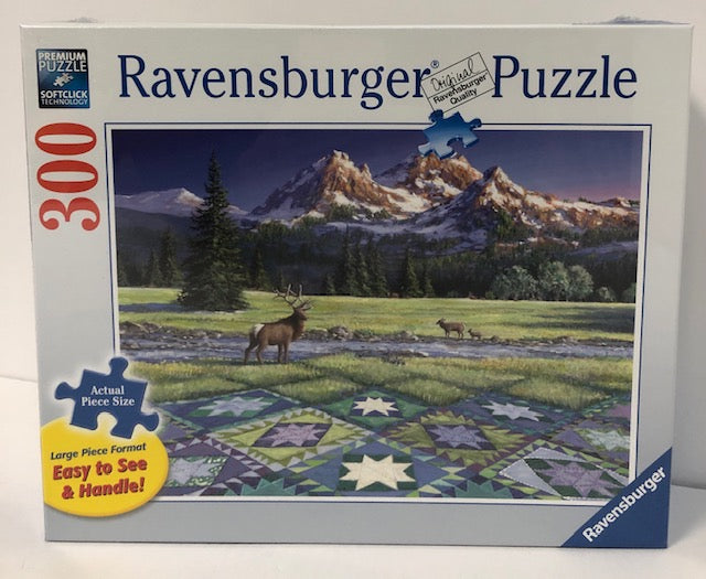 Mountain Quiltscape 300 Piece Large Format Jigsaw Puzzle