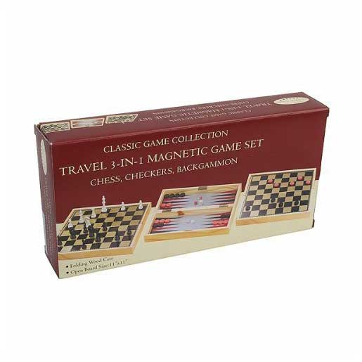 3 n 1 Magnetic Travel Game Set