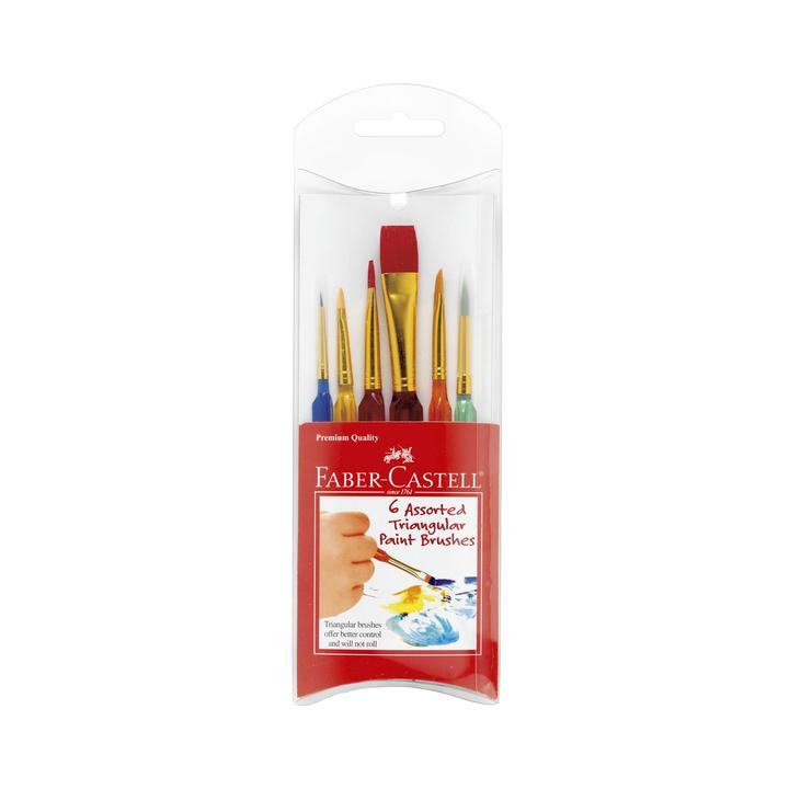 Triangular Paint Brushes Kit