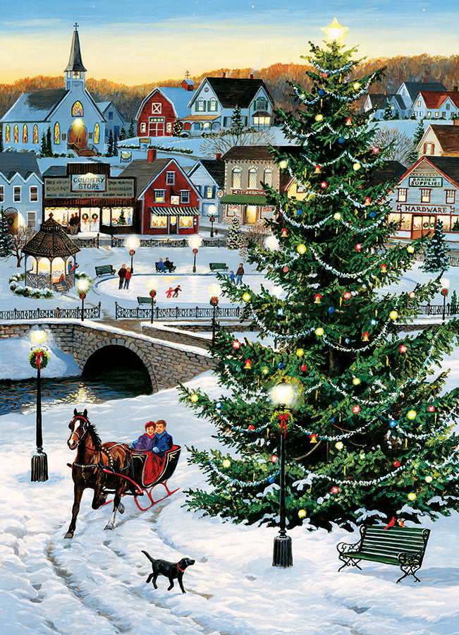 Jack Pine Village Tree 1000 Piece Jigsaw Puzzle
