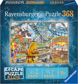 Amusement Park Plight 368 Piece Kids Escape Jigsaw Puzzle