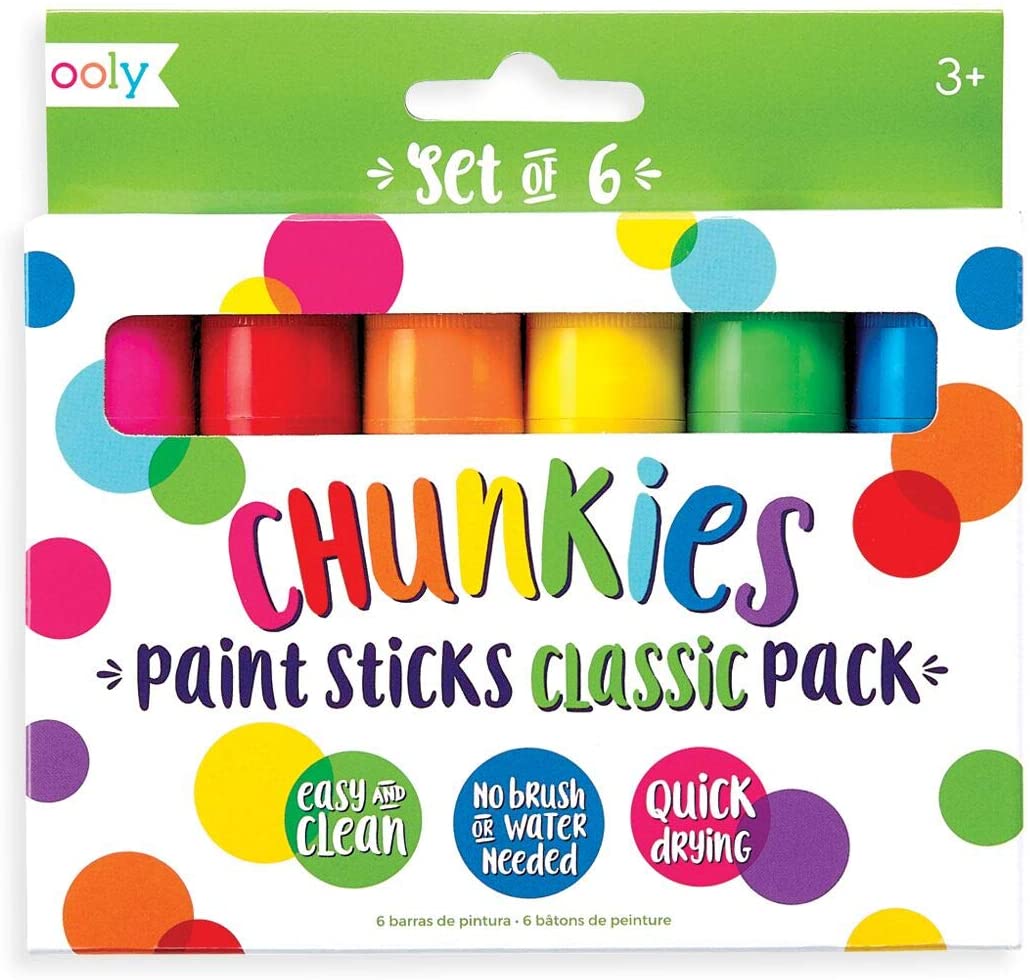 Ooly Chunkies Paint Sticks Package of 6