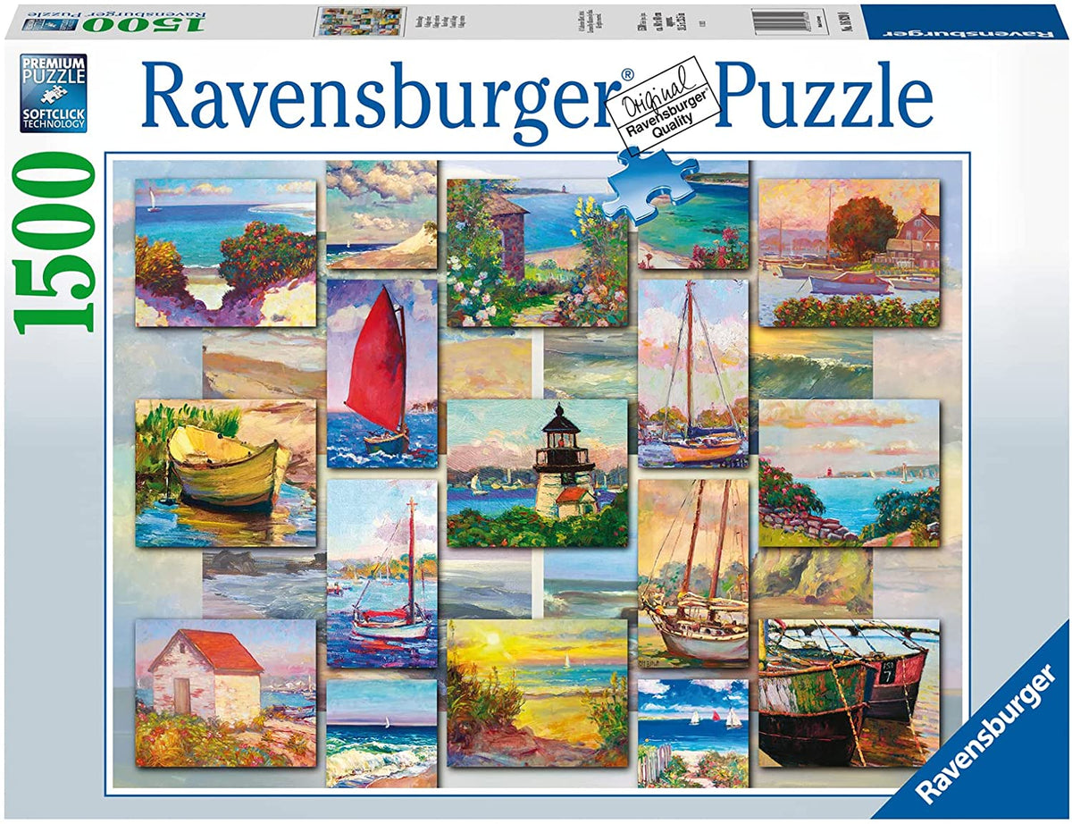 Coastal Collage 1500 Piece Jigsaw Puzzle