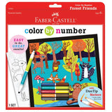Forest Friends Color By Number Kit