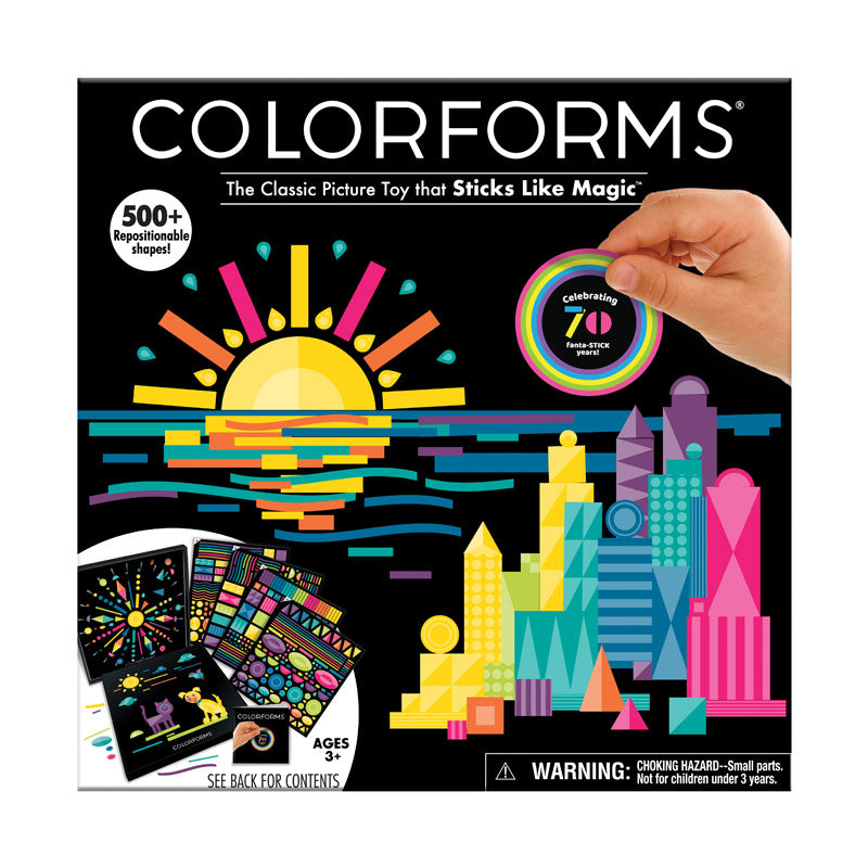The Original Classic Colorforms -- Fun Retro Re-stickable Vinyl Design Toy  Kids Have Loved for 60 Years, for Ages 5+, Multi 