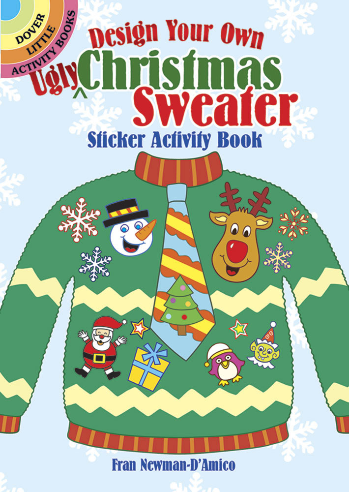 Design Your Own Christmas Sweater Sticker Activity Book