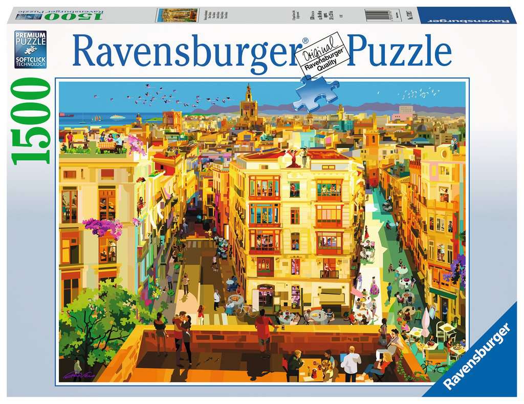 Dining in Valencia 1500 Piece Jigsaw Puzzle