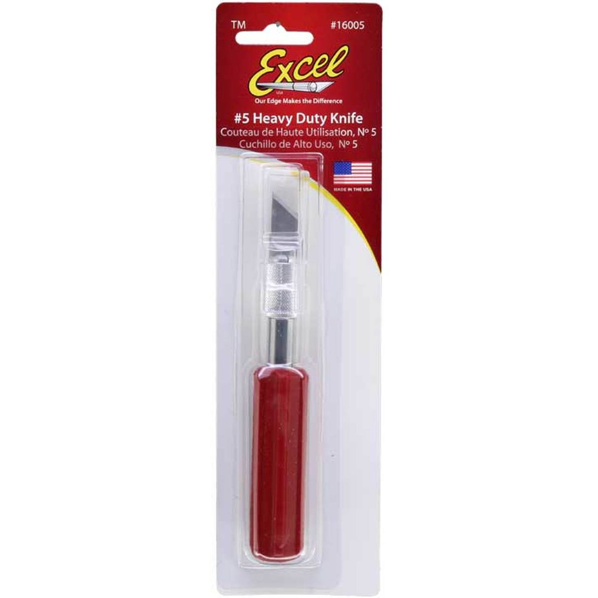 Excel 16005 5 Hobby Knife WSafety Cap