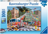 Fire Truck Rescue 100 piece Kids Jigsaw Puzzle