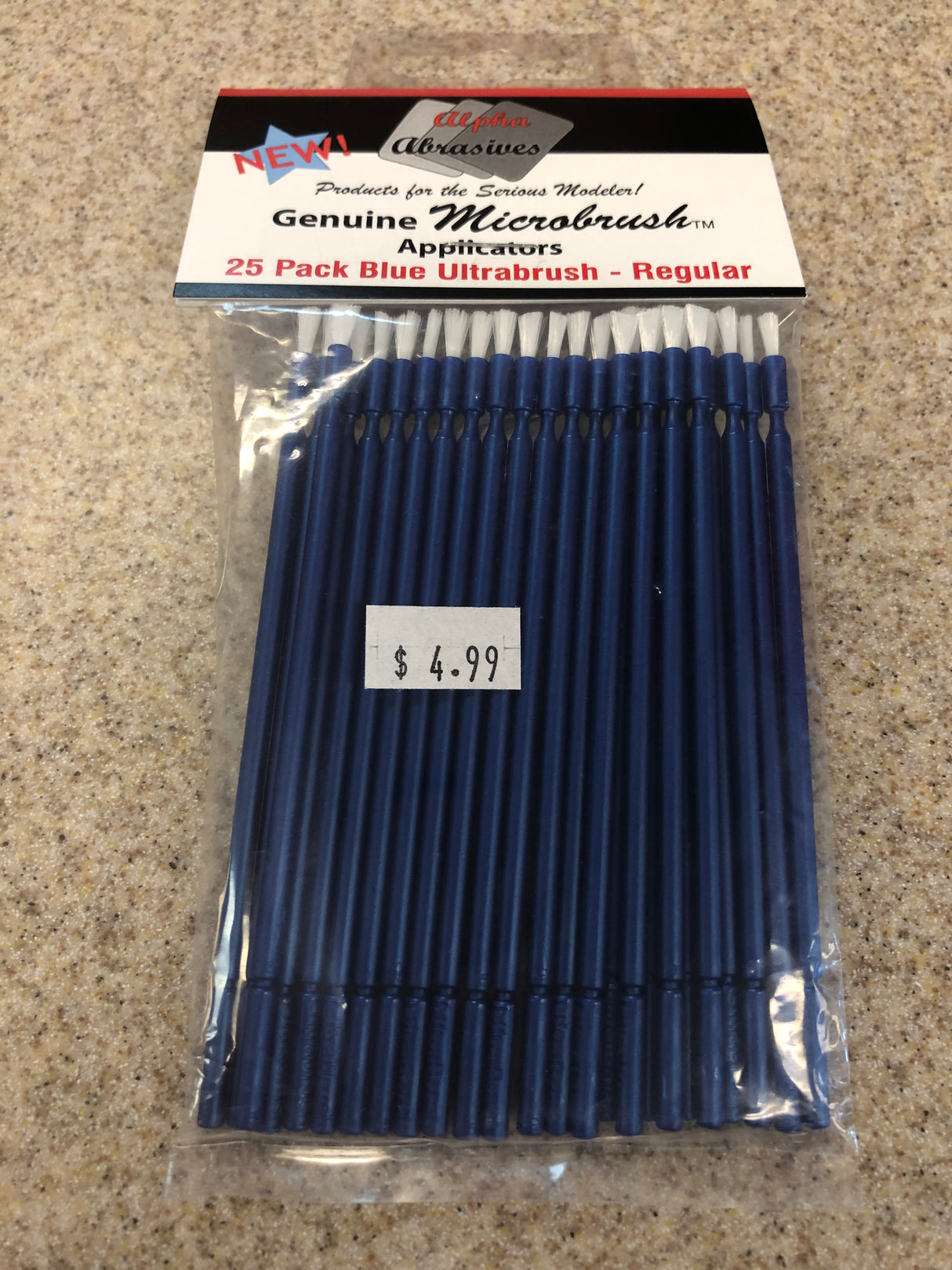 Alpha Microbrush Blue Regular