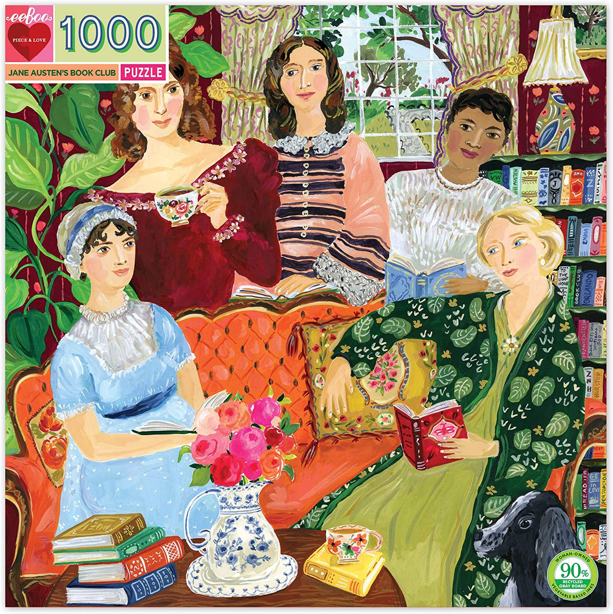 Jane Austen's Book Club 1000 Piece Jigsaw Puzzle