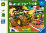 John Deere Big Wheels 100 Piece Jigsaw Puzzle