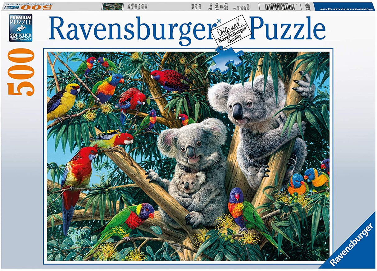Koalas in a Tree 500 Piece Jigsaw Puzzle