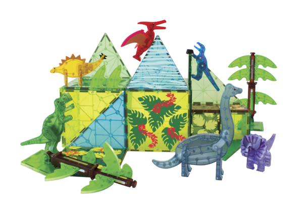 MagnaTiles Dino World XL 50 Piece Building Set