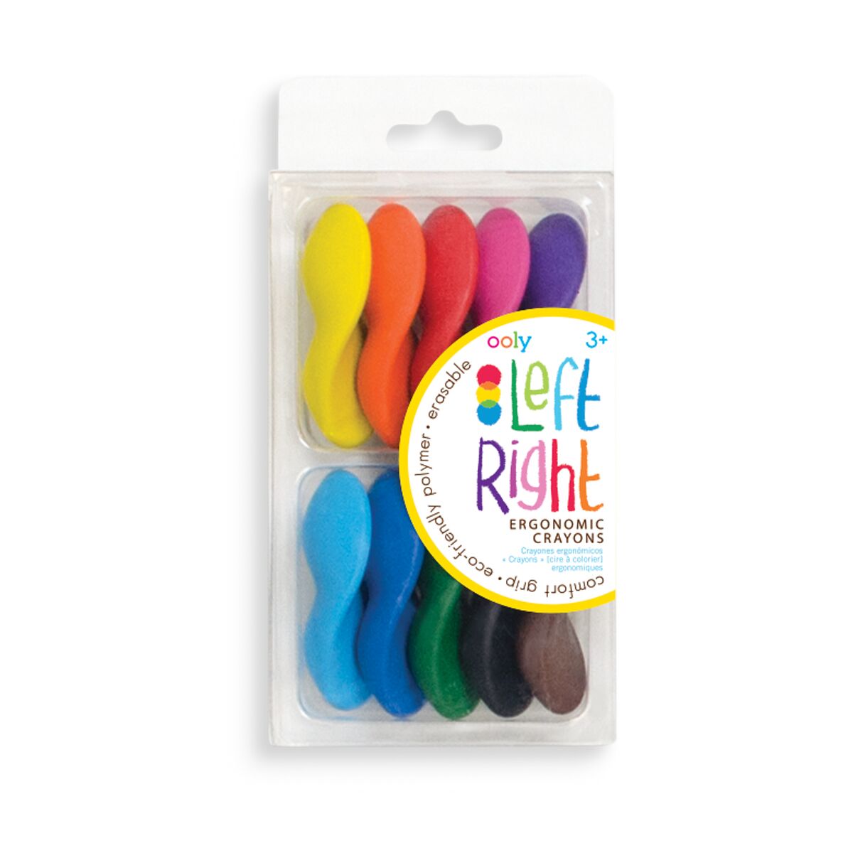Ooly Left Right Erasable Crayons