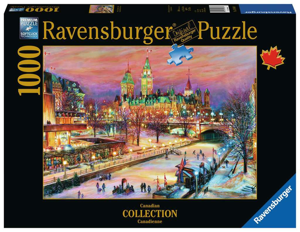 Ottawa Winterlude Festival 1000 Piece Jigsaw Puzzle