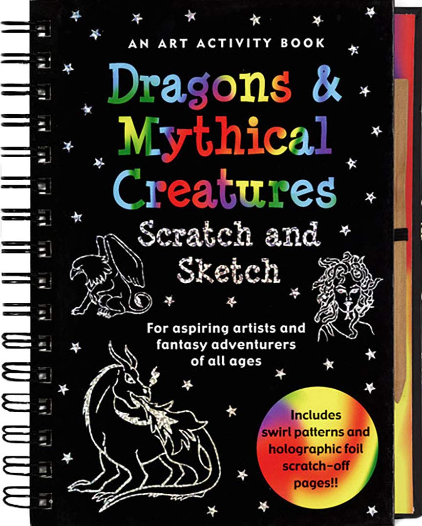 Dragons and Mythical Creatures Scratch and Sketch II