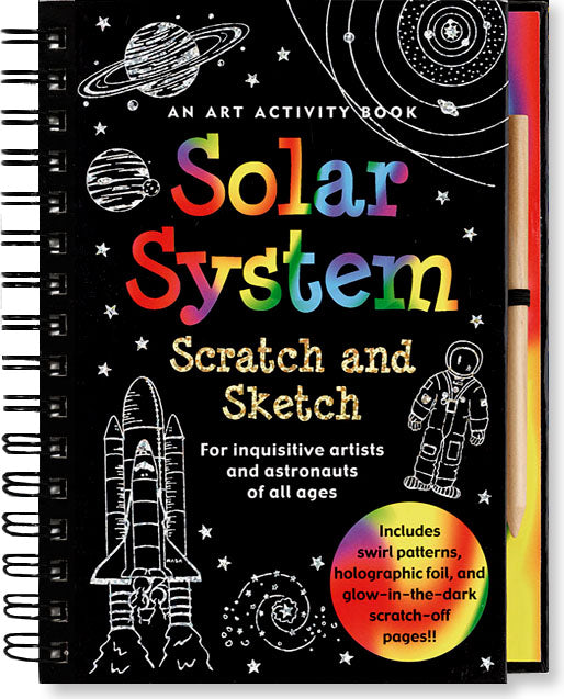 Solar System Scratch and Sketch