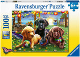 Puppy Picnic 100 Piece Kids Jigsaw Puzzle