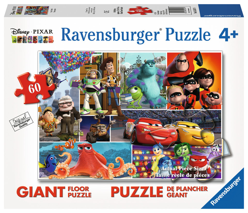 Pixar Friends 60 Piece Giant Floor Jigsaw Puzzle