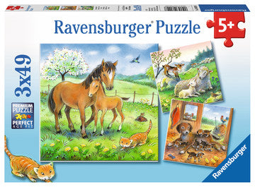 Cuddle Time Triple 49 Piece Kids Jigsaw Puzzle