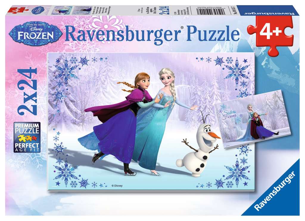 Frozen 2 Sisters Always Dual 24 Piece Kids Jigsaw Puzzle