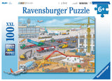 Construction at the Airport 100 Piece Jigsaw Puzzle