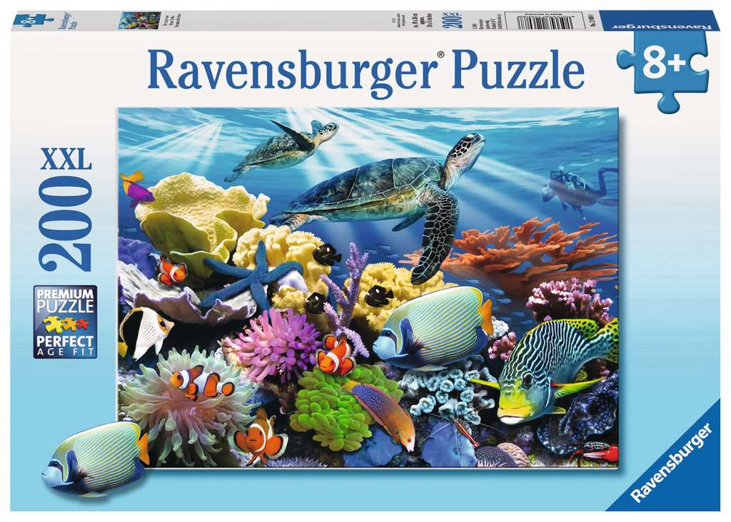 Ocean Turtles 200 Piece Kids Jigsaw Puzzle