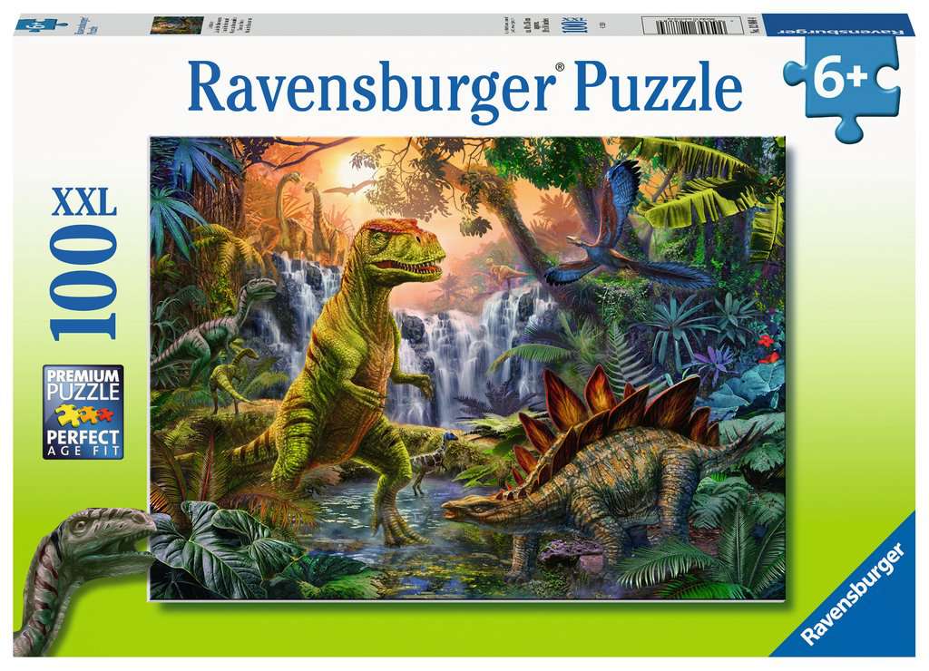 Dinosaur Oasis 100 Piece Jigsaw Puzzle