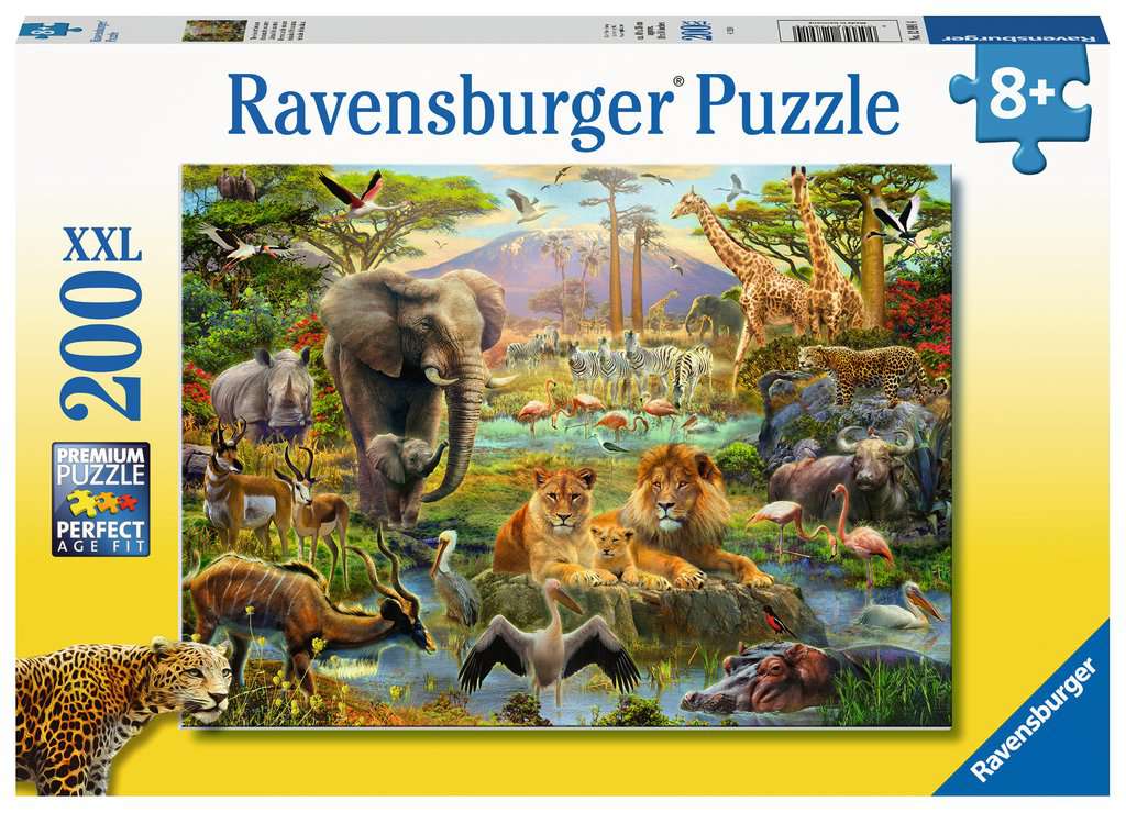 Animals of The Savanna 200 Piece Jigsaw Puzzle